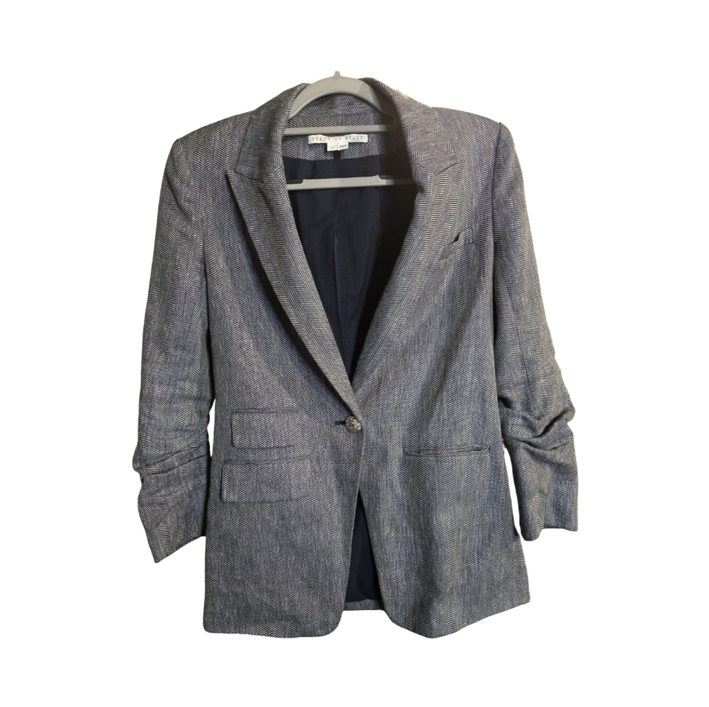 Veronica Beard Textured Gray Blazer